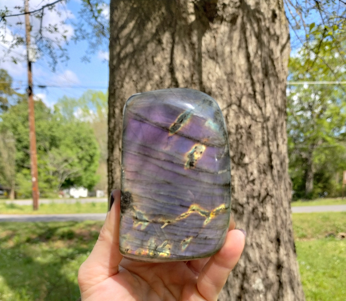 Purple Labradorite Freeform