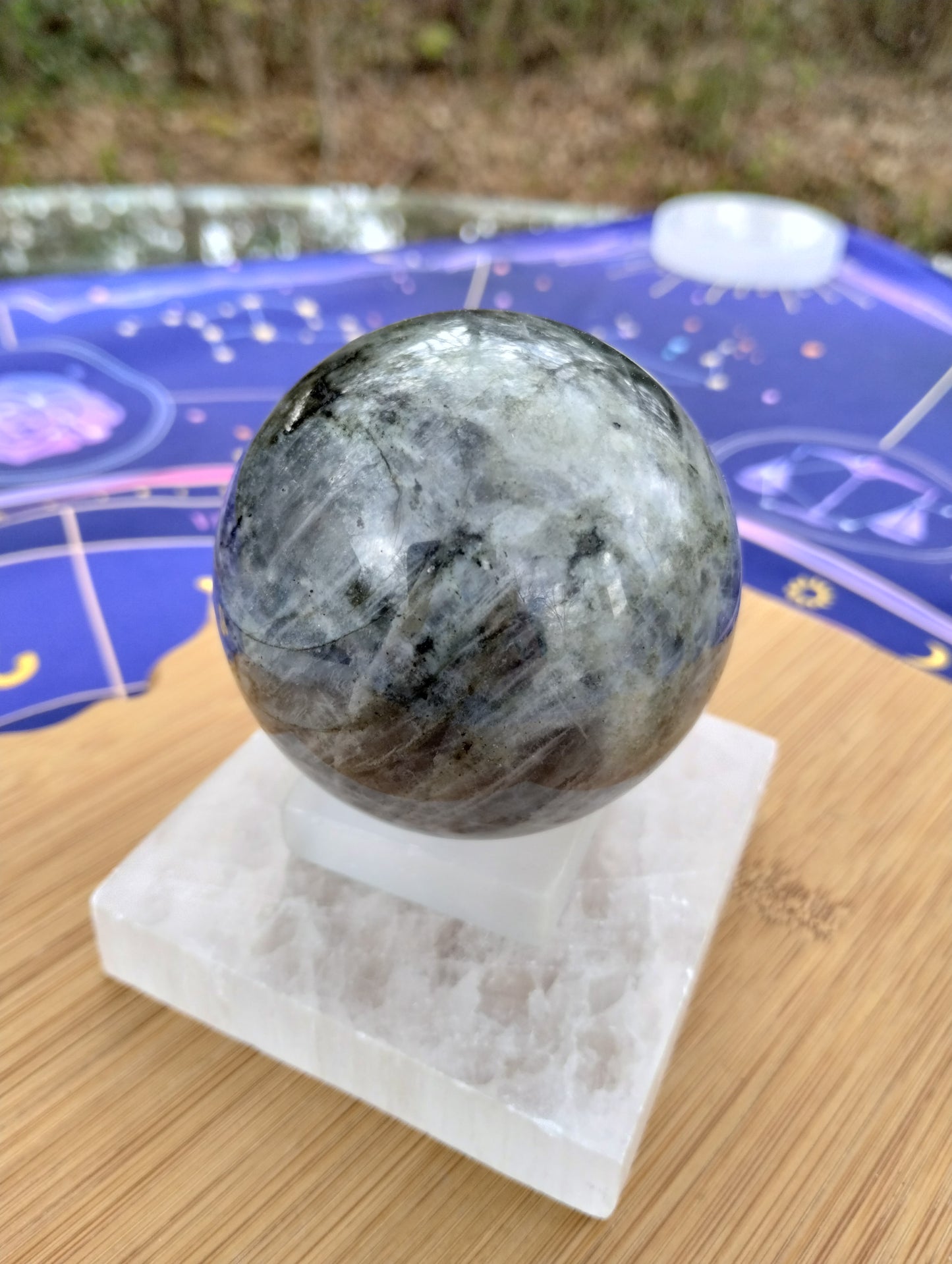 Purple Labradorite Sphere