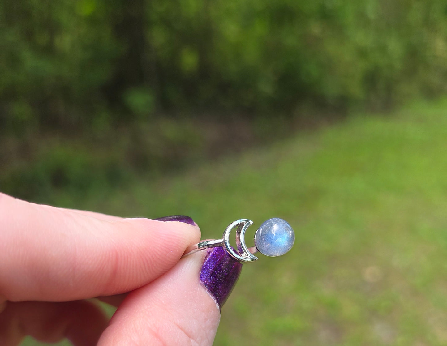 Labradorite Moon🌙 Ring