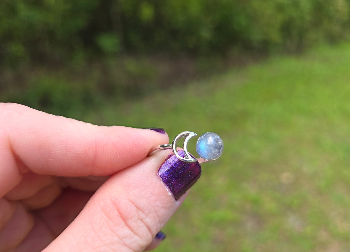Labradorite Moon🌙 Ring