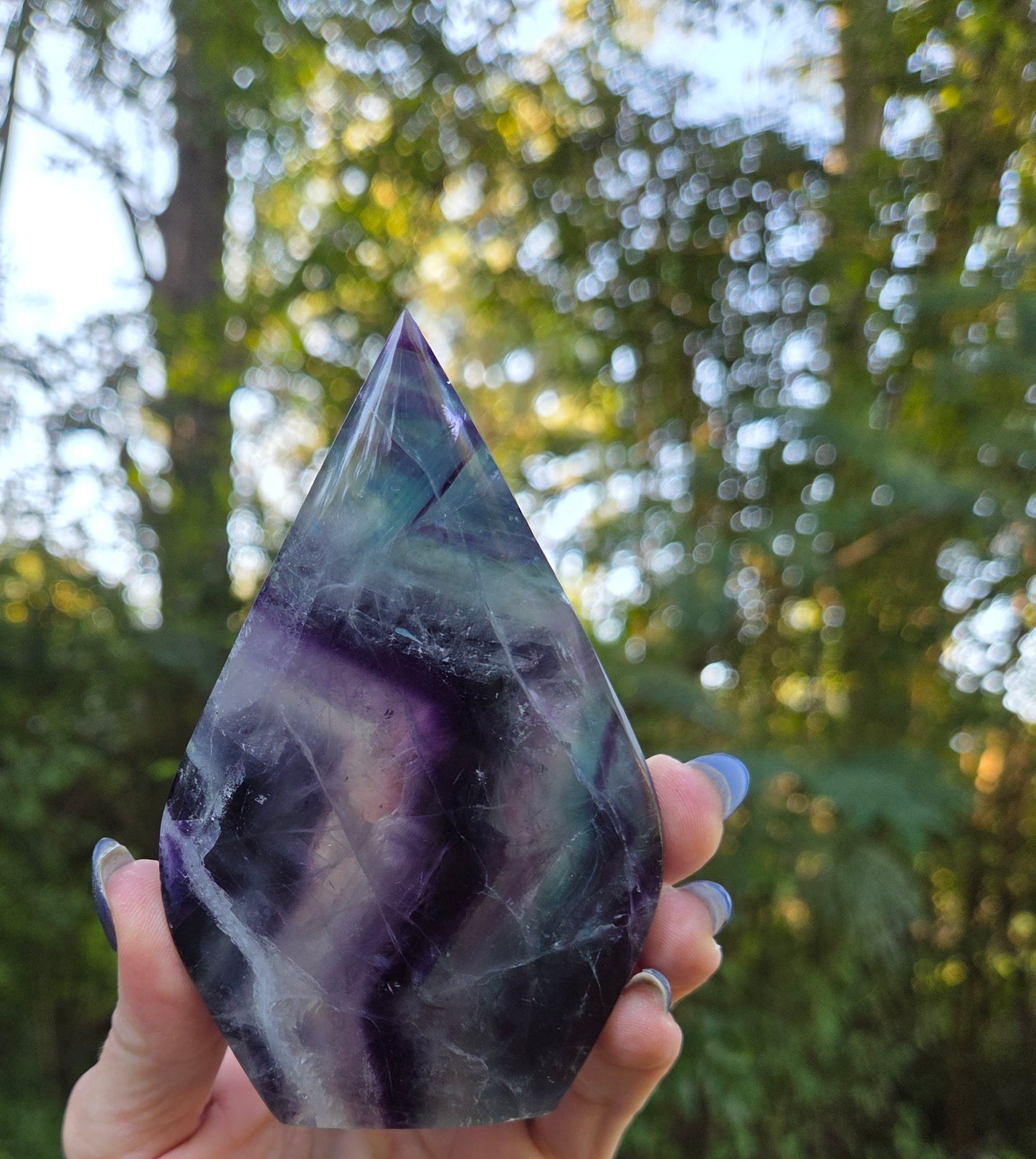 Rainbow 🌈 Flourite Ornament
