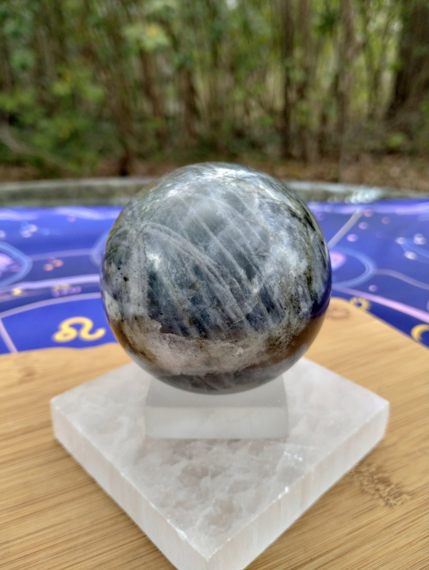 Purple Labradorite Sphere