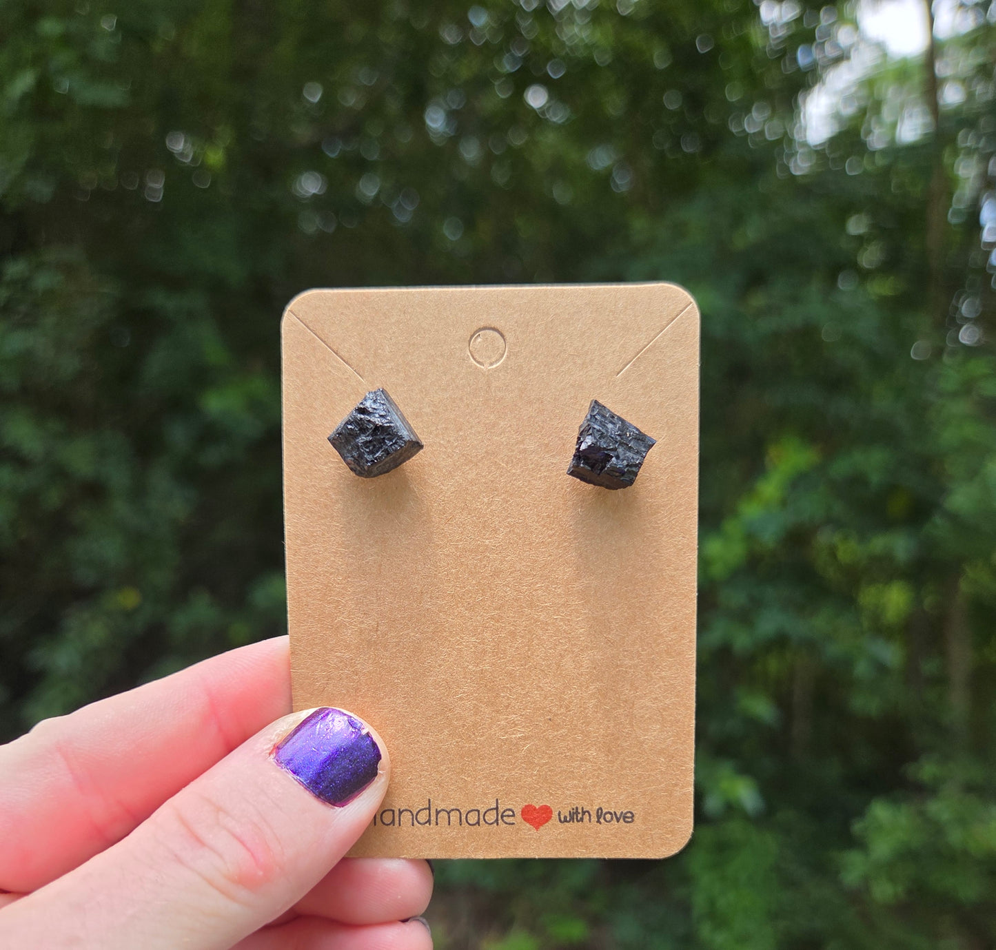 Black Tourmaline Earrings