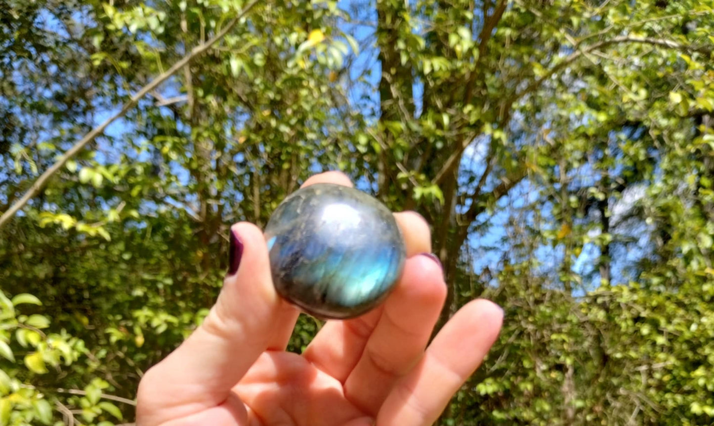 Labradorite Palm Stones