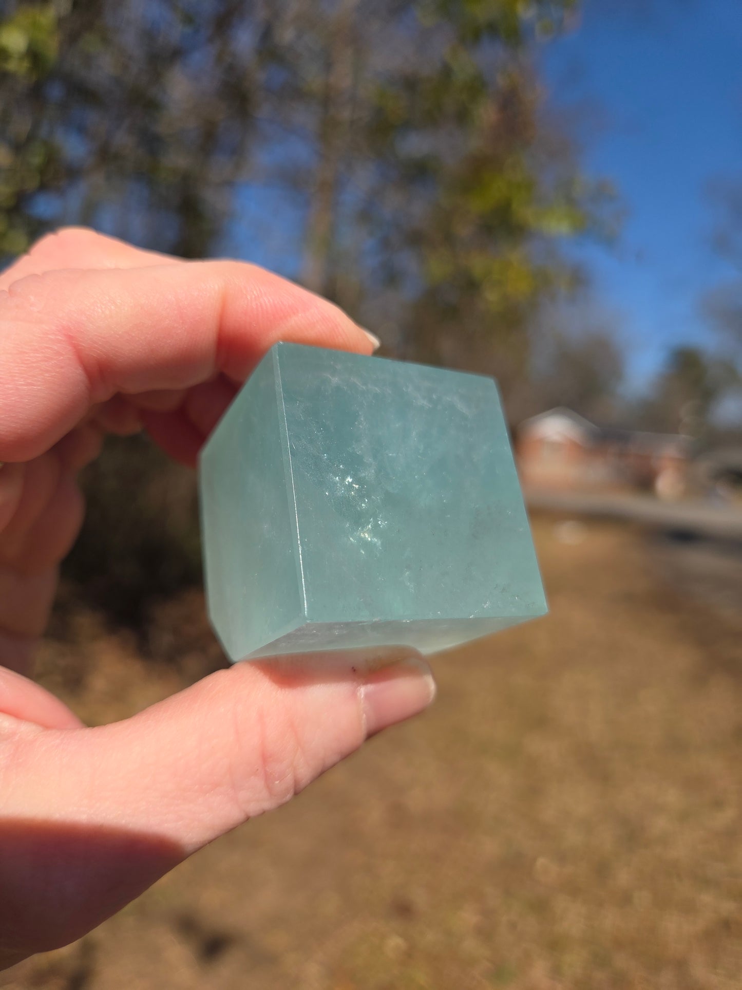 Fluorite Cube