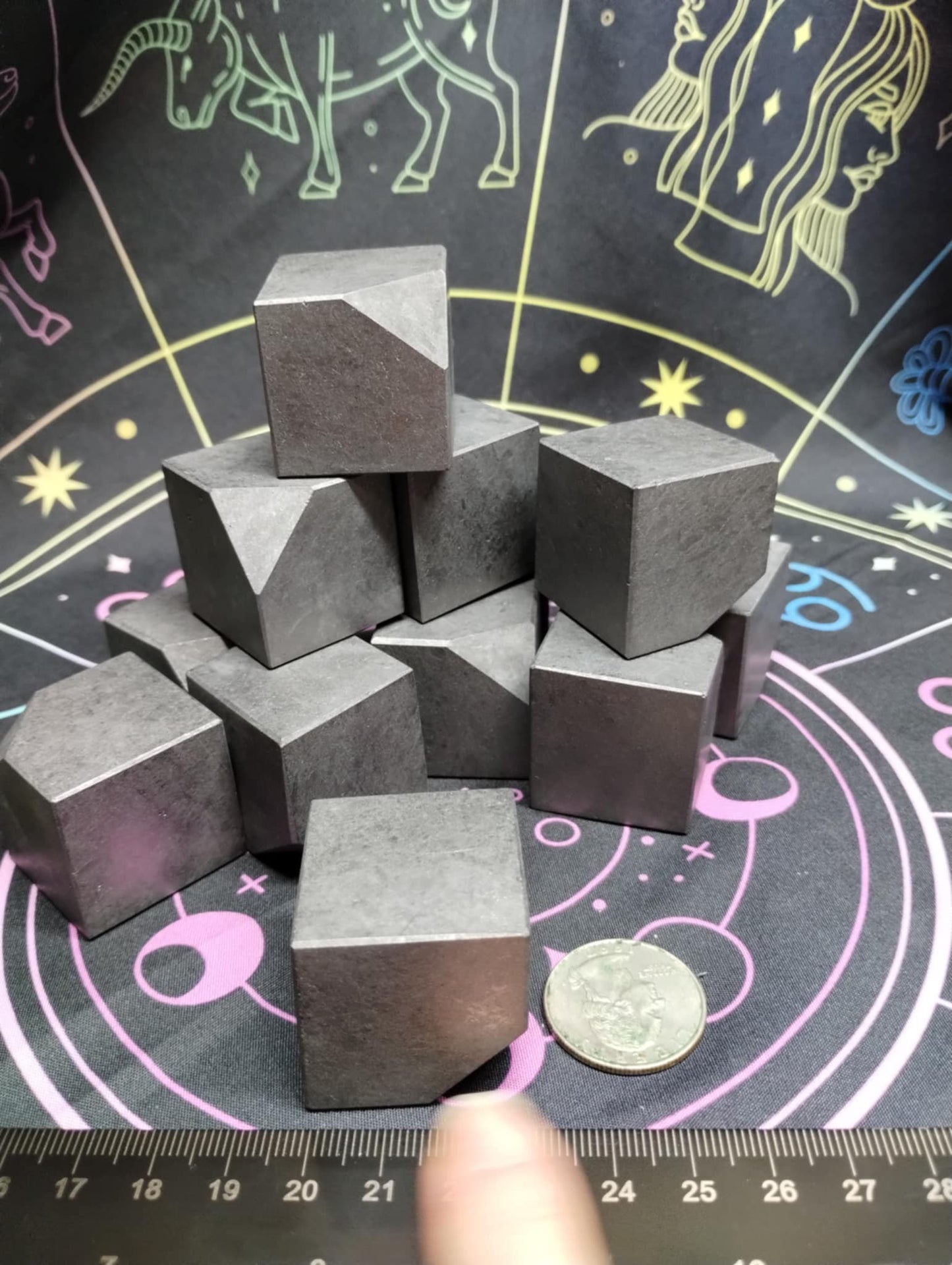 Shunghite Cube
