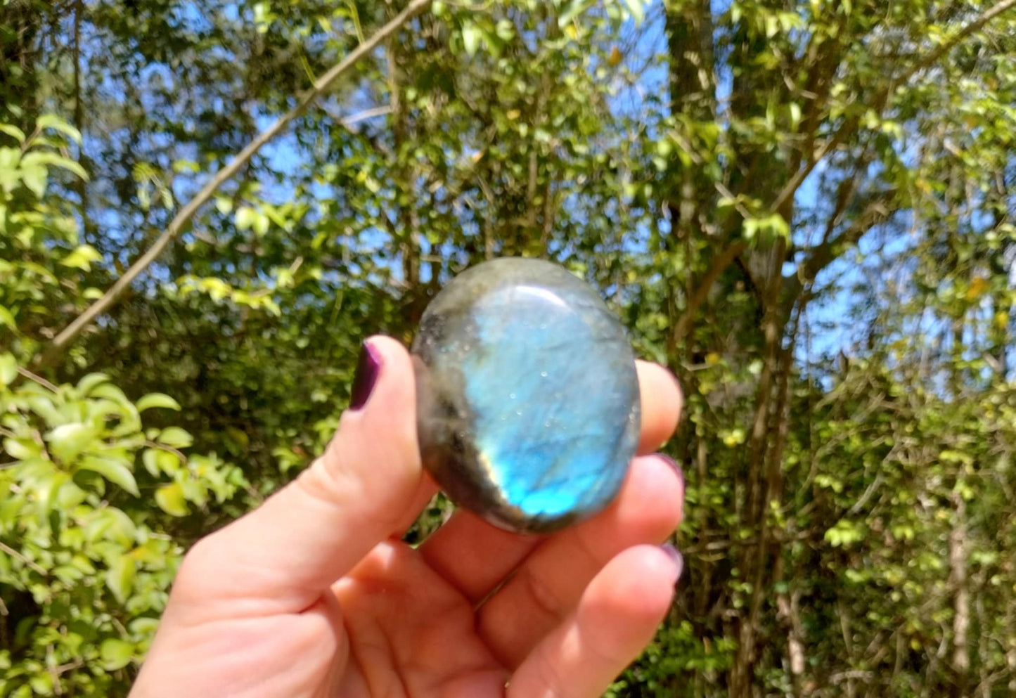 Labradorite Palm Stones