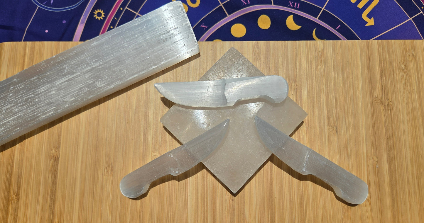 Selenite Ritual Knife