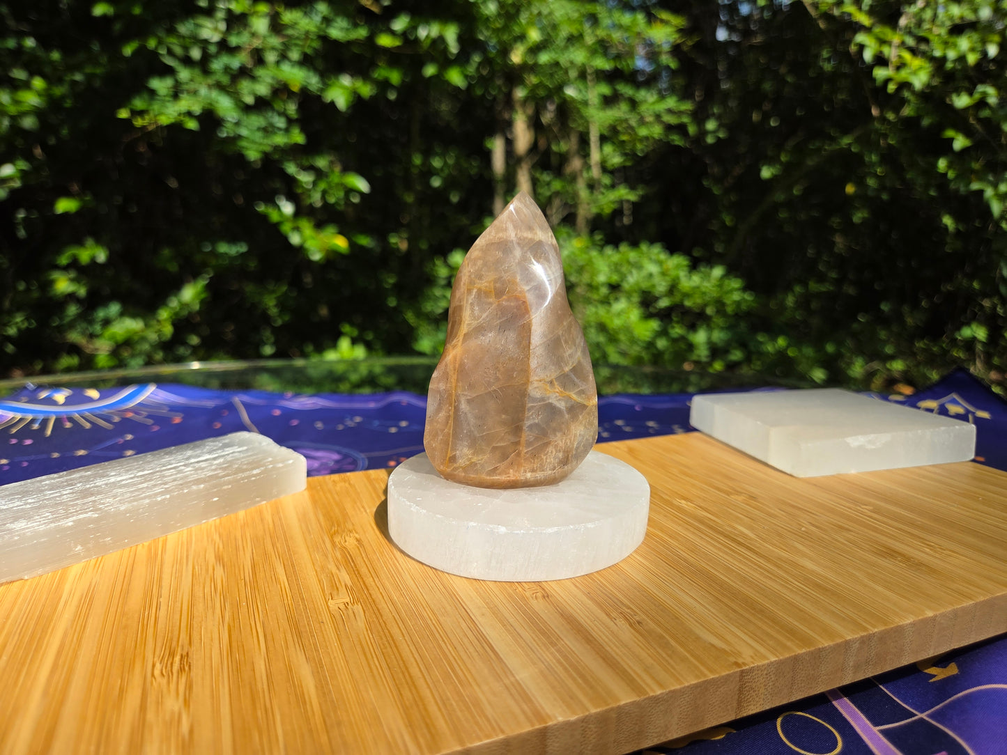 Peach Moonstone Flame