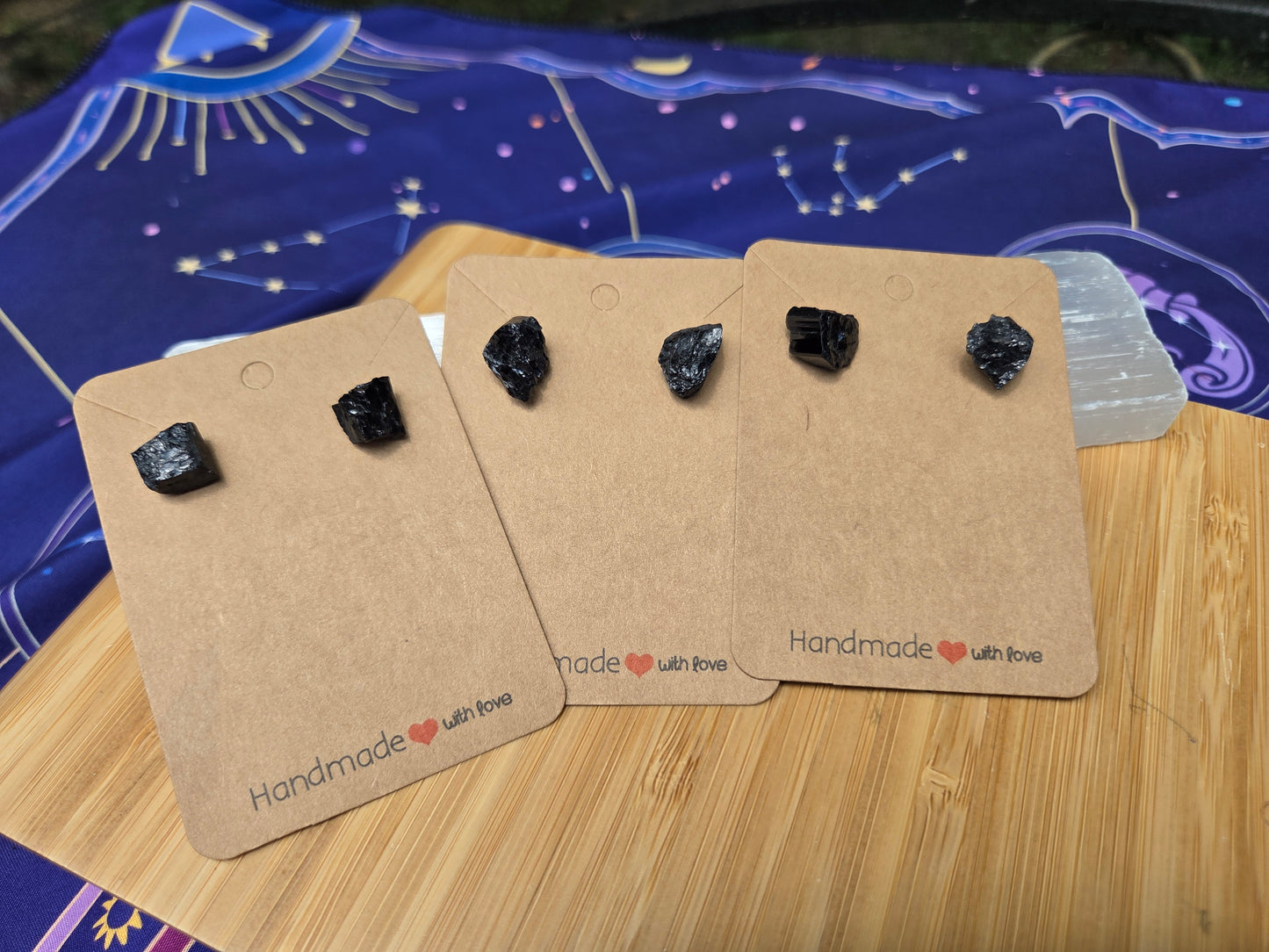 Black Tourmaline Earrings