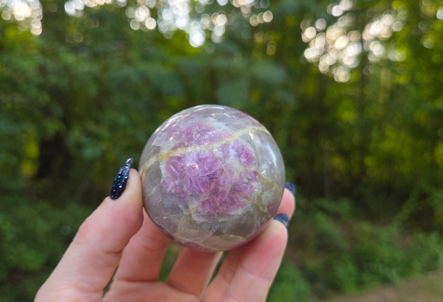 Pink Tourmaline Sphere