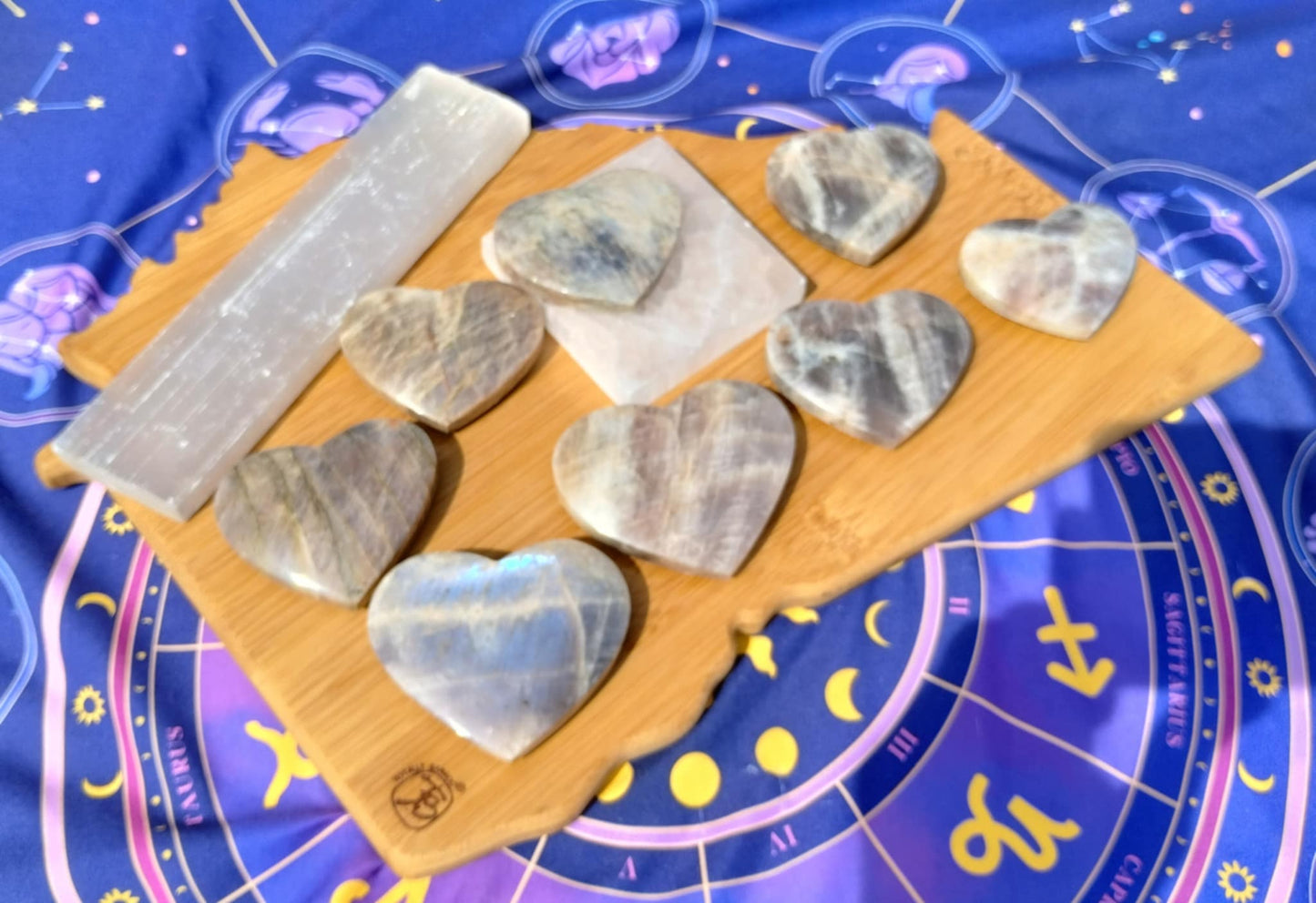 Blue Moonstone 🌙 Heart