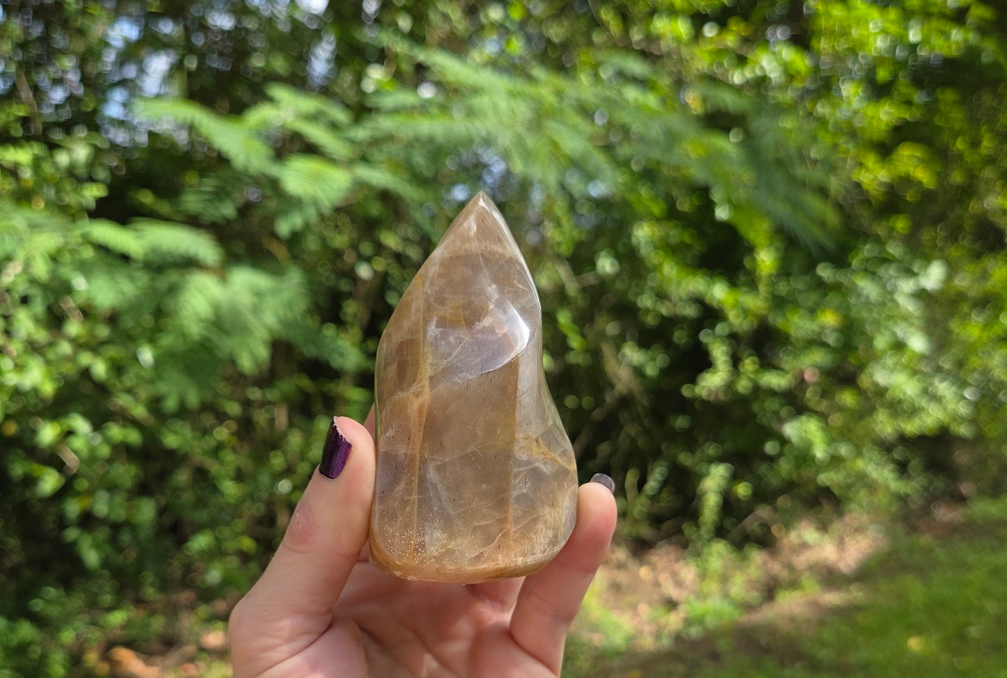 Peach Moonstone Flame
