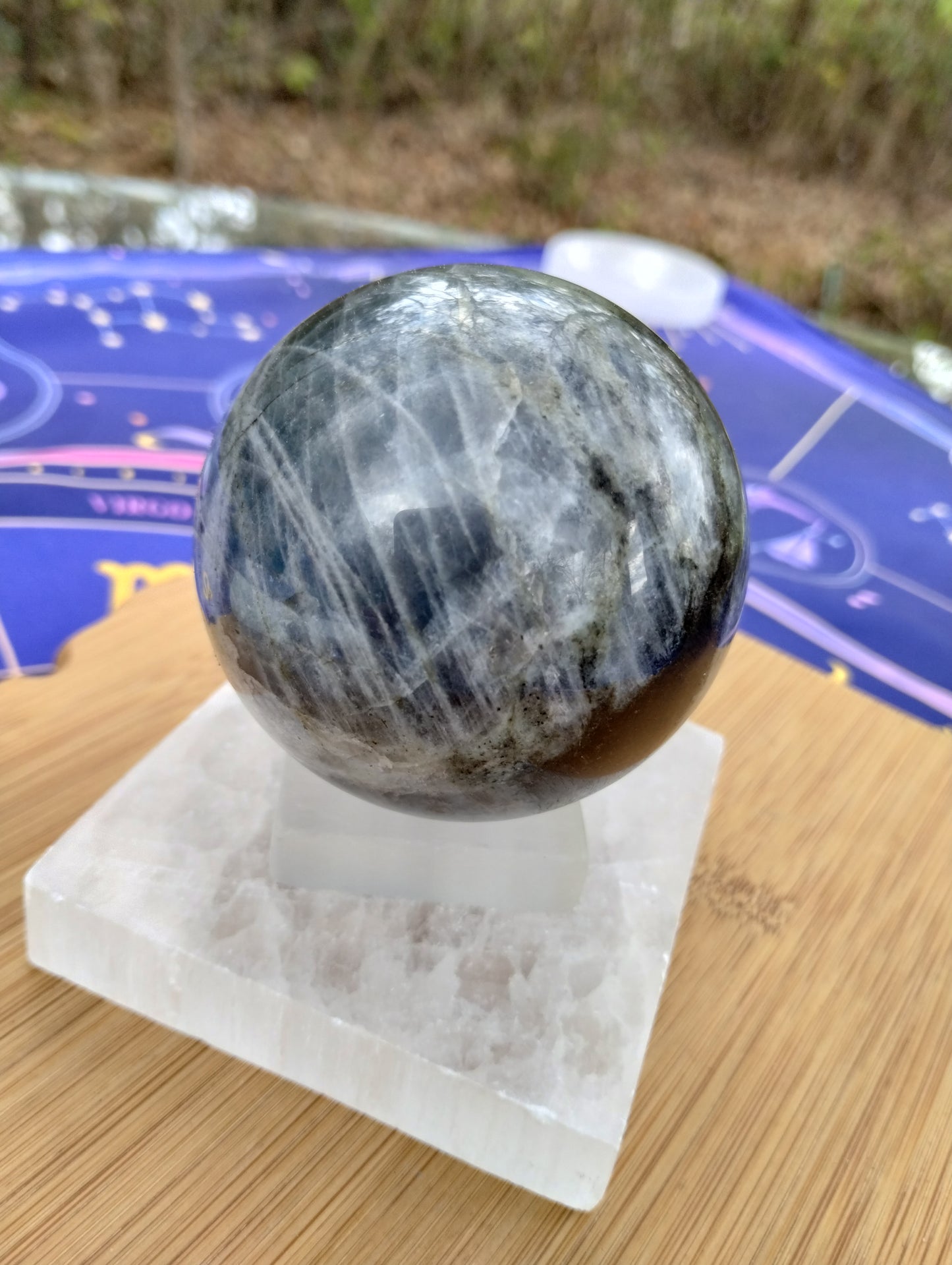Purple Labradorite Sphere