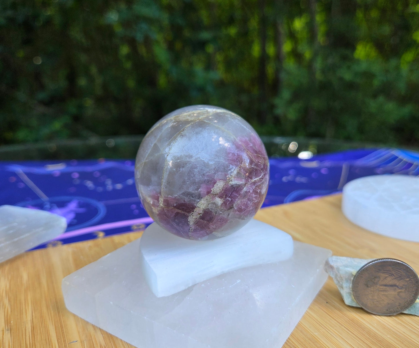 Pink Tourmaline Sphere