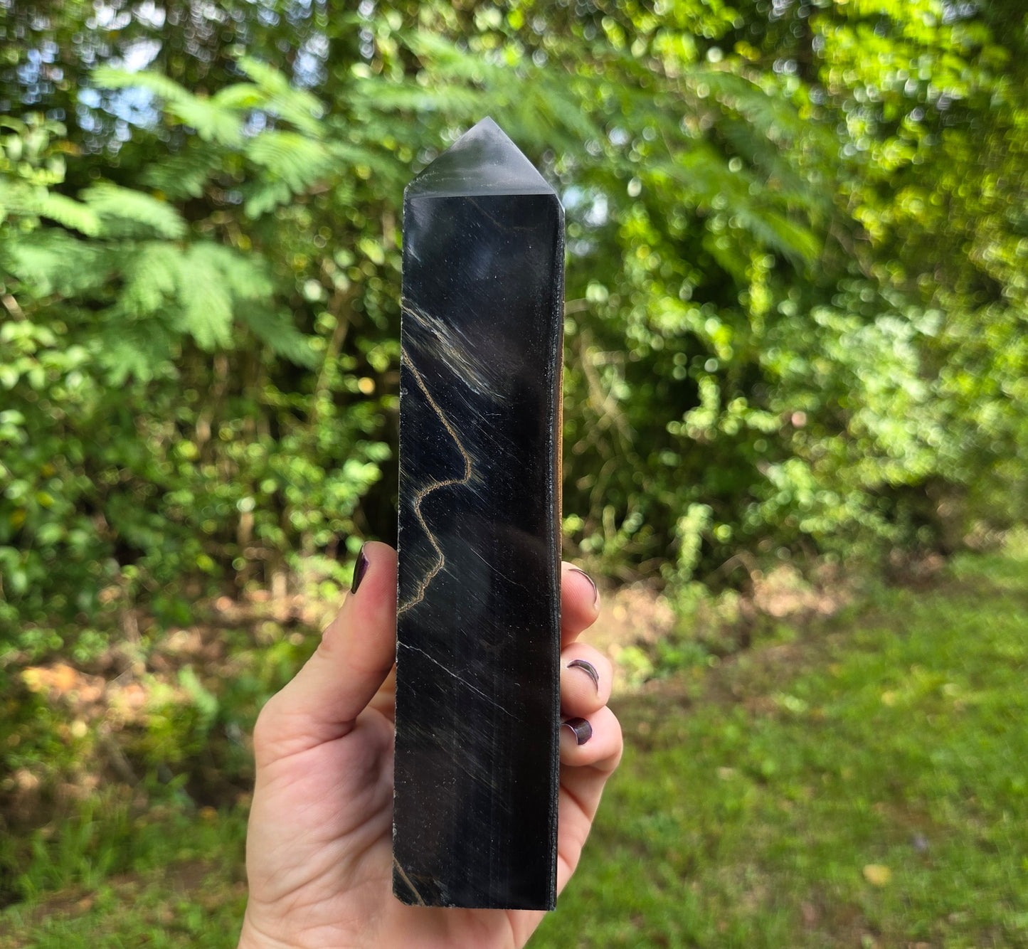 Blue Tigers Eye Tower