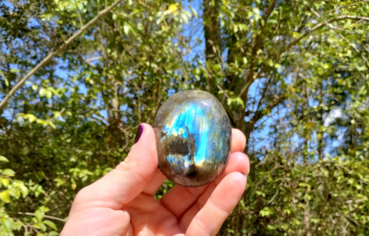 Labradorite Palm Stones