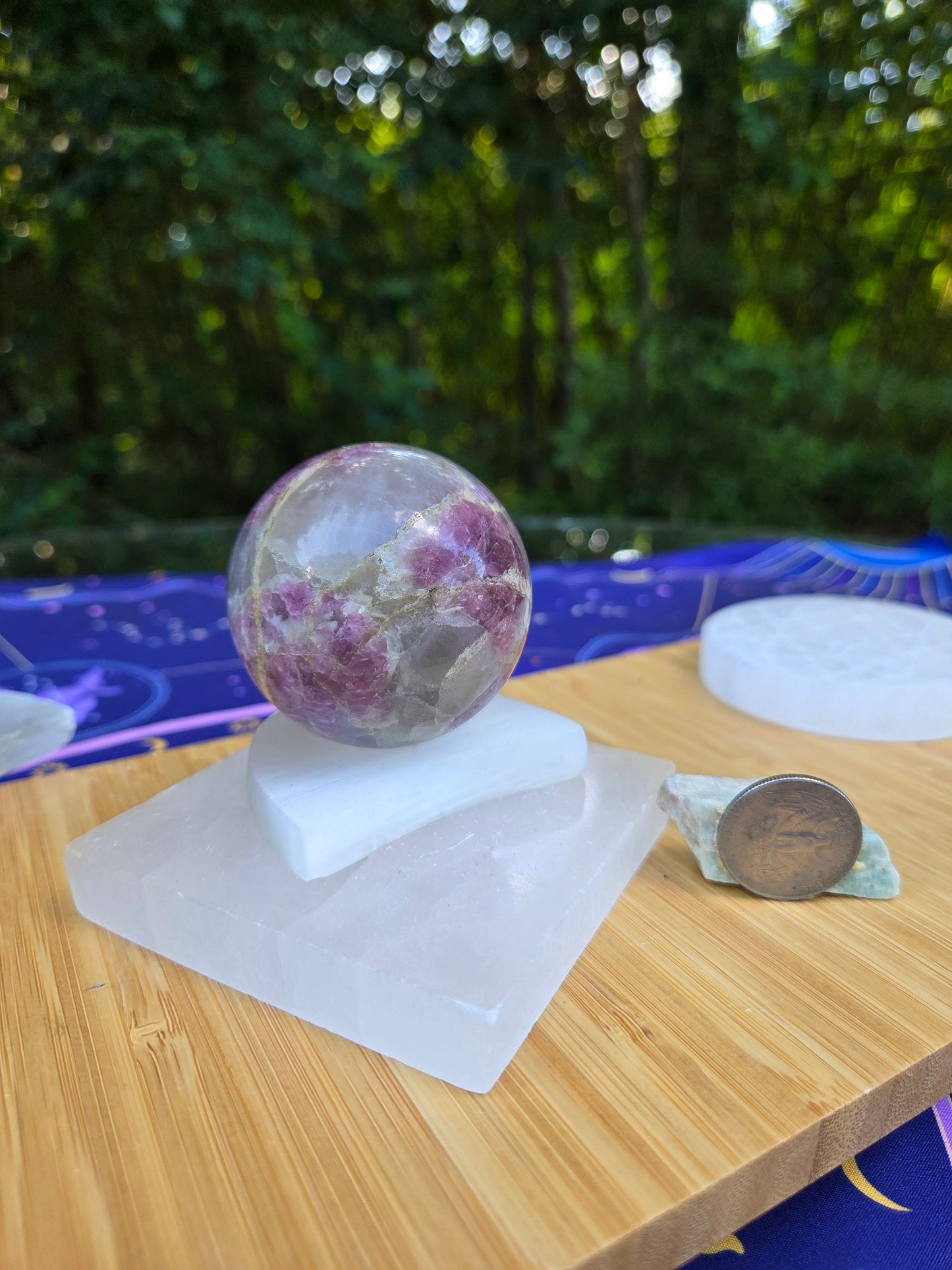 Pink Tourmaline Sphere