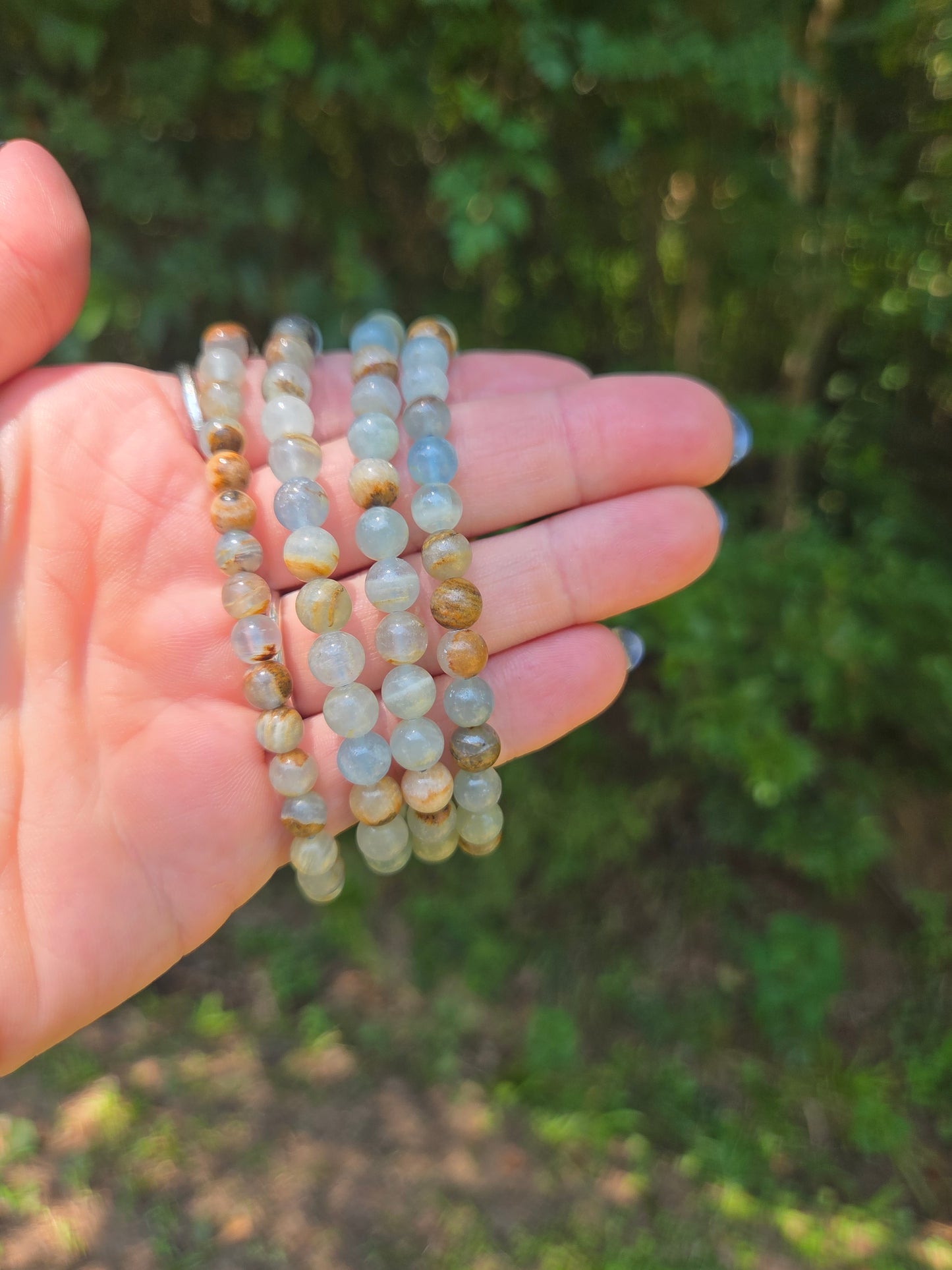 Blue Onyx Bracelets