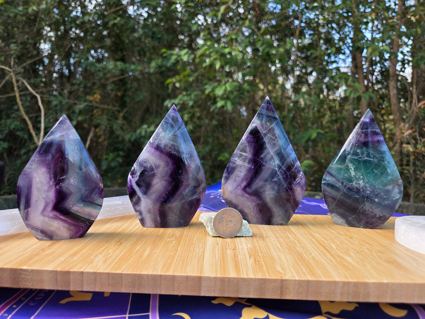 ๐ Rainbow Fluorite Ornament ๐
