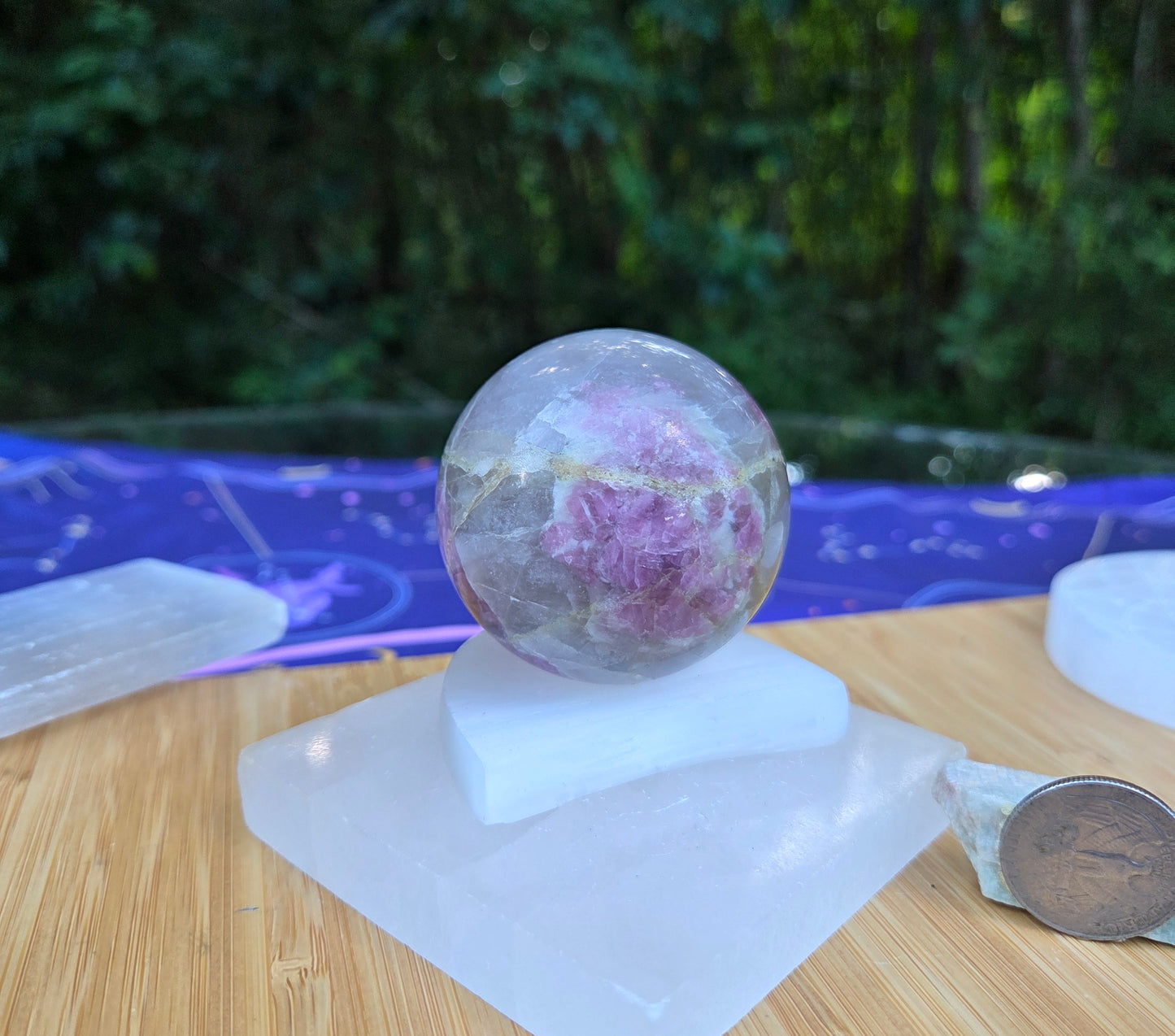 Pink Tourmaline Sphere