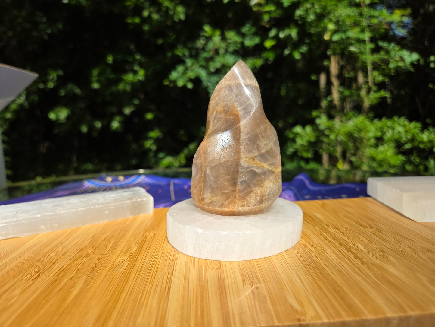 Peach Moonstone Flame