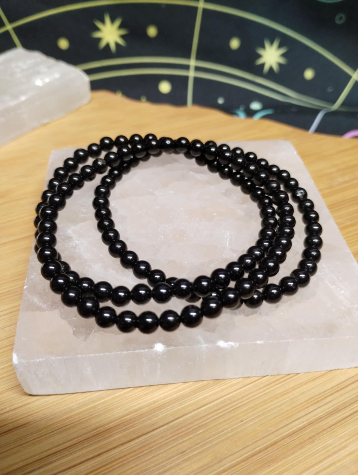 Black Tourmaline Crystal Bracelets