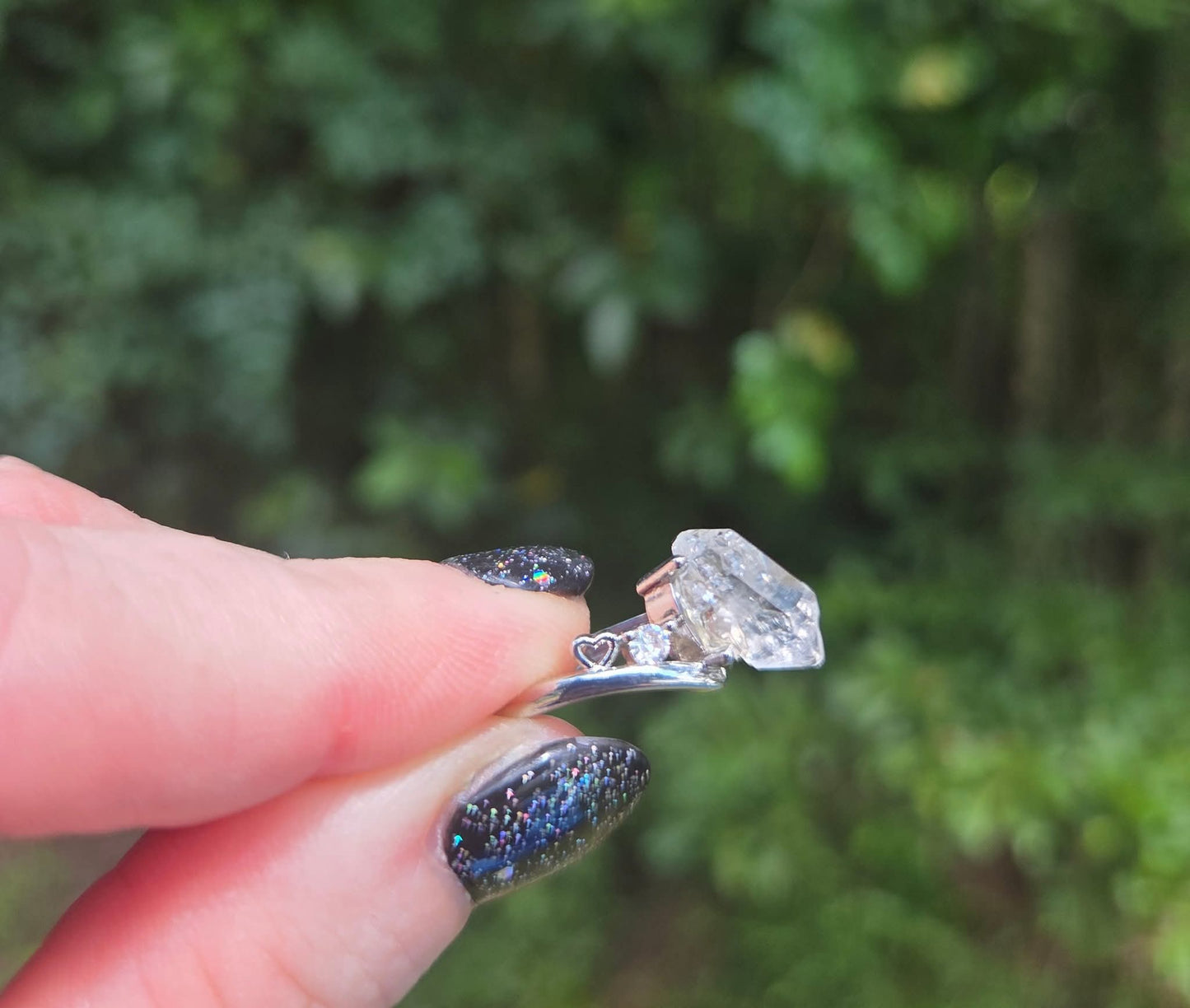 Herkimer Diamond Ring 💍