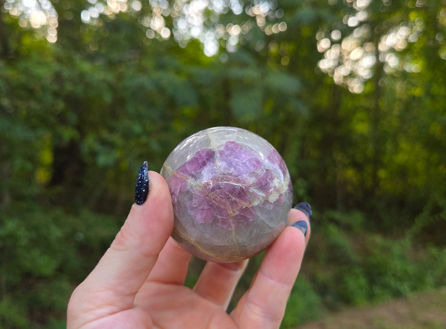 Pink Tourmaline Sphere