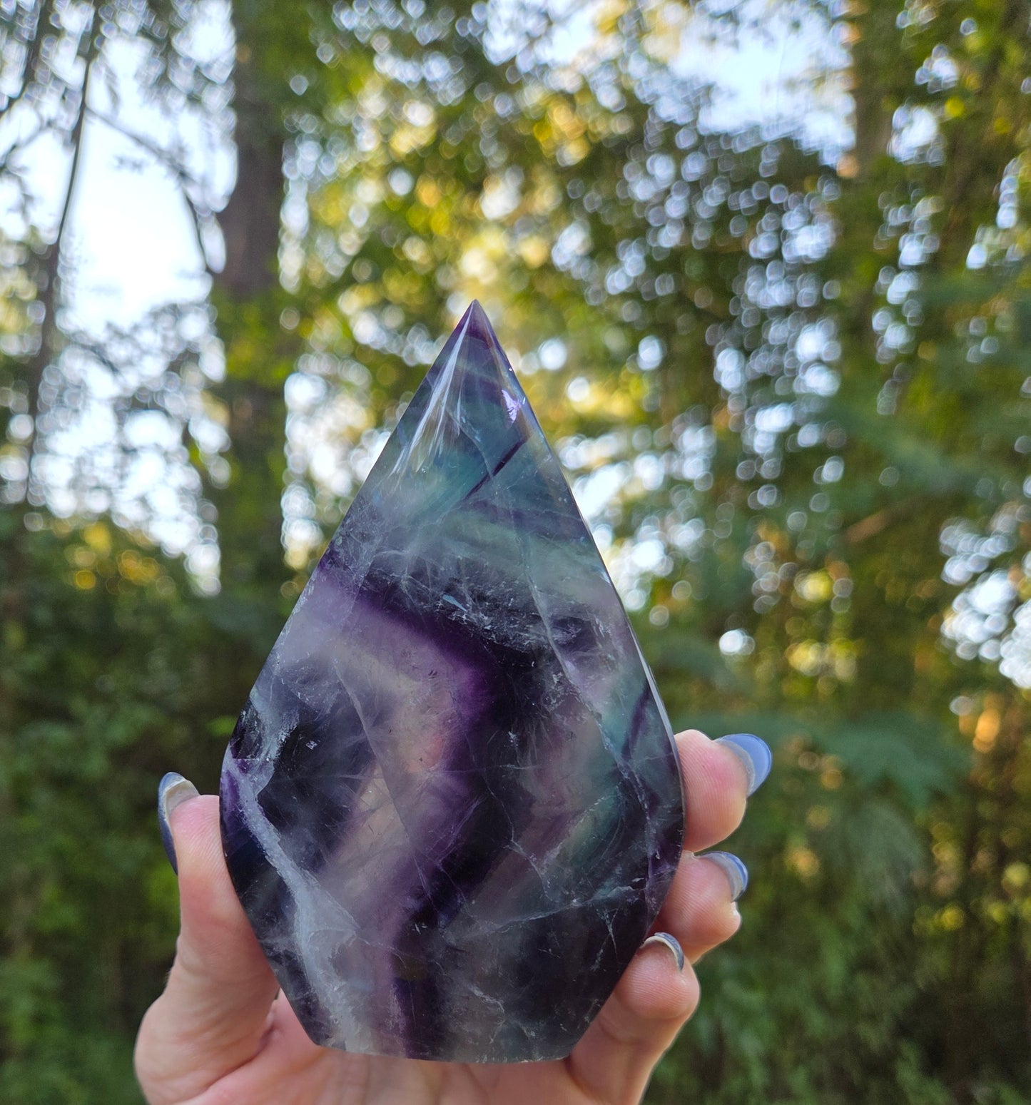 Rainbow 🌈 Flourite Ornament