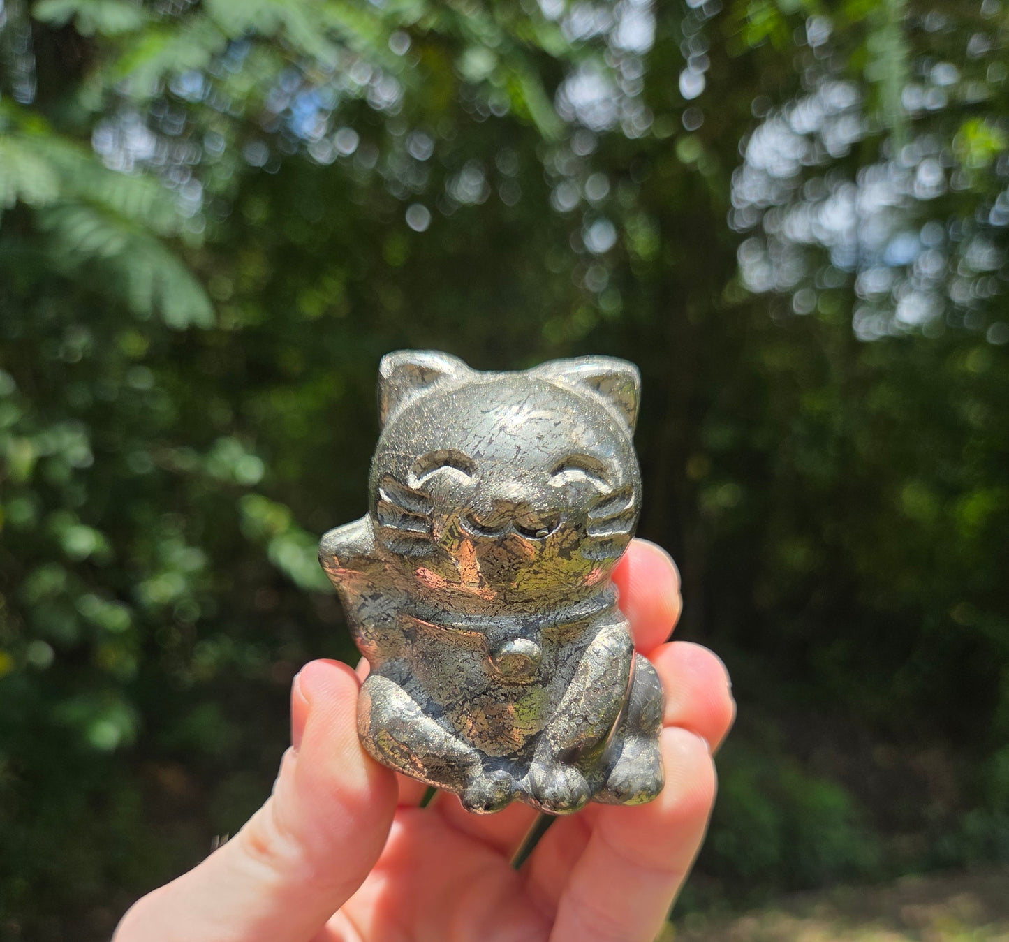 Pyrite Lucky Kitty 😺