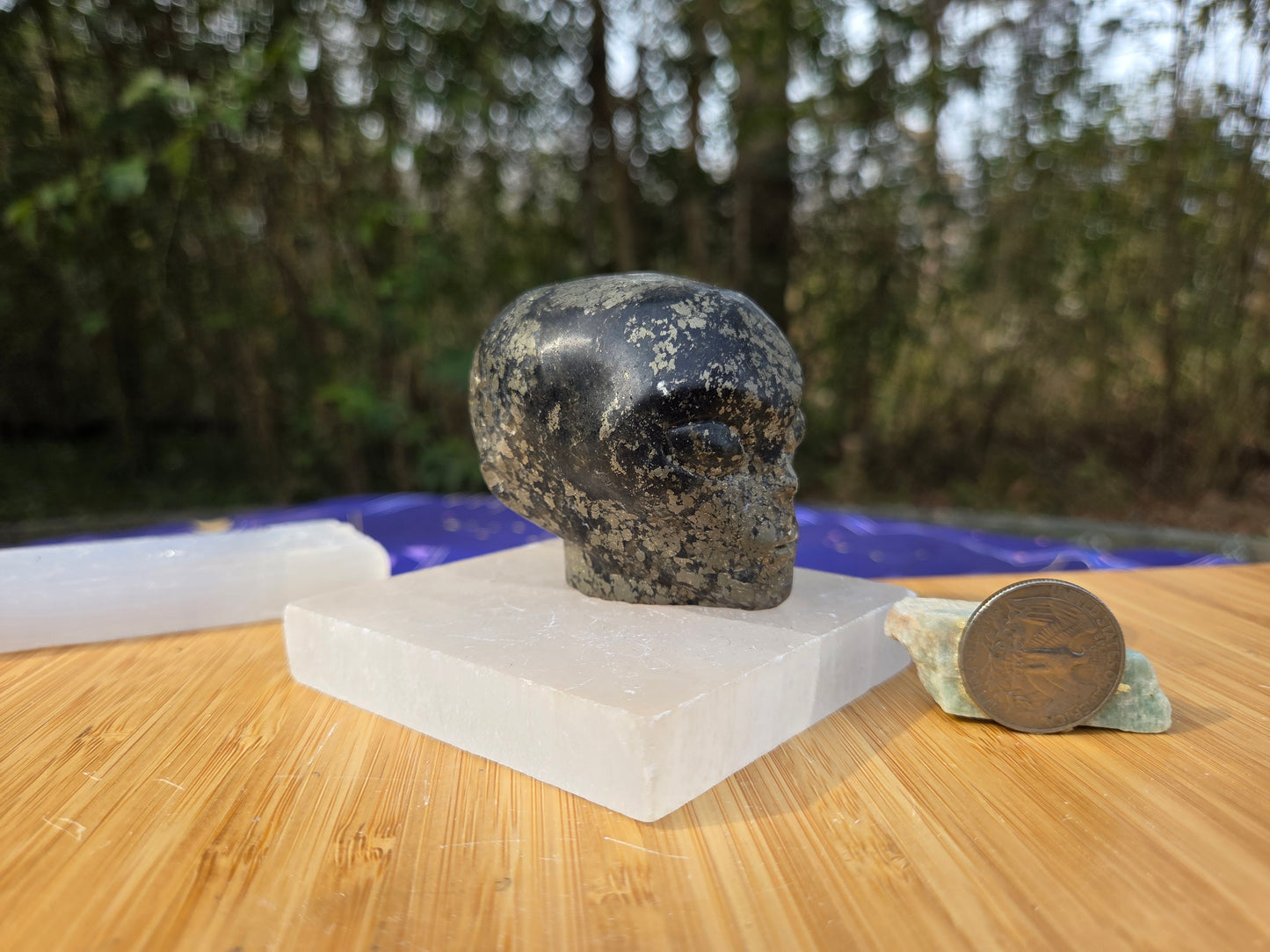 Pyrite Alien 👽 Skull