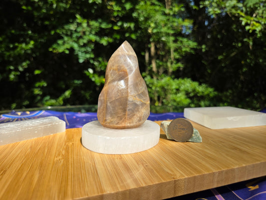 Peach Moonstone Flame