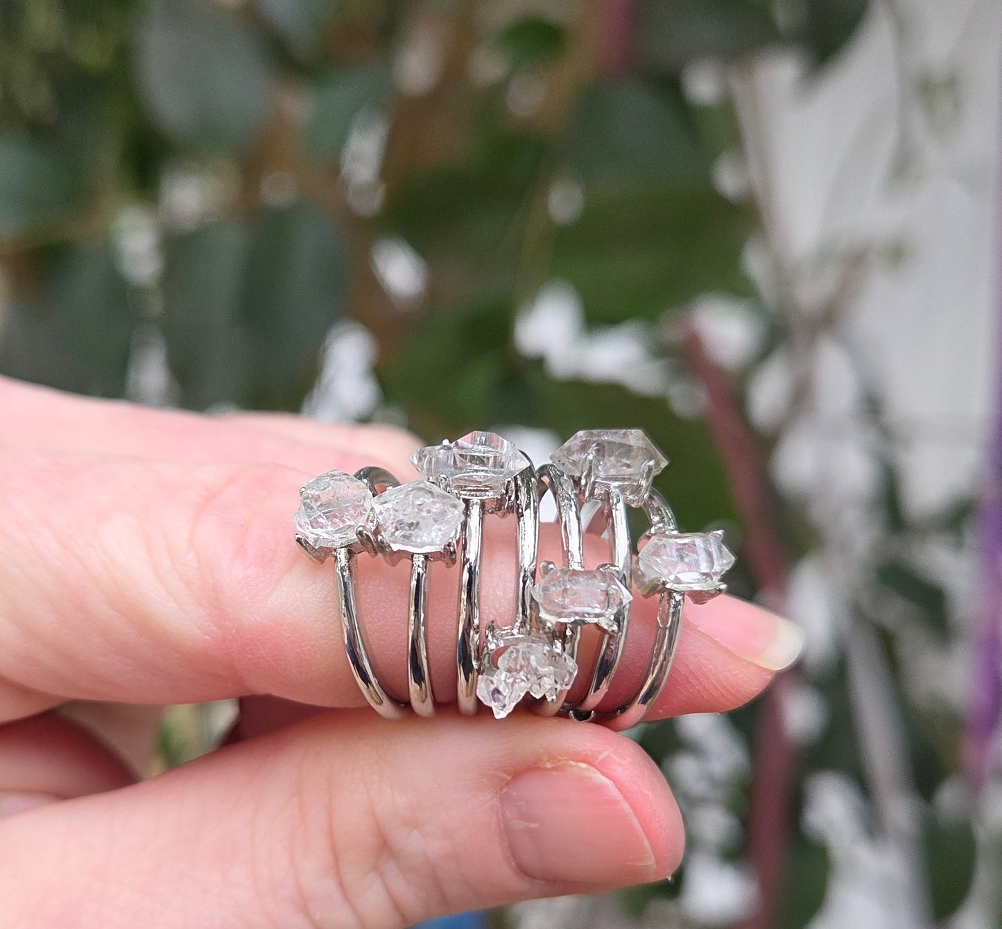 Herkimer Diamond Ring 💍 (smaller stone)