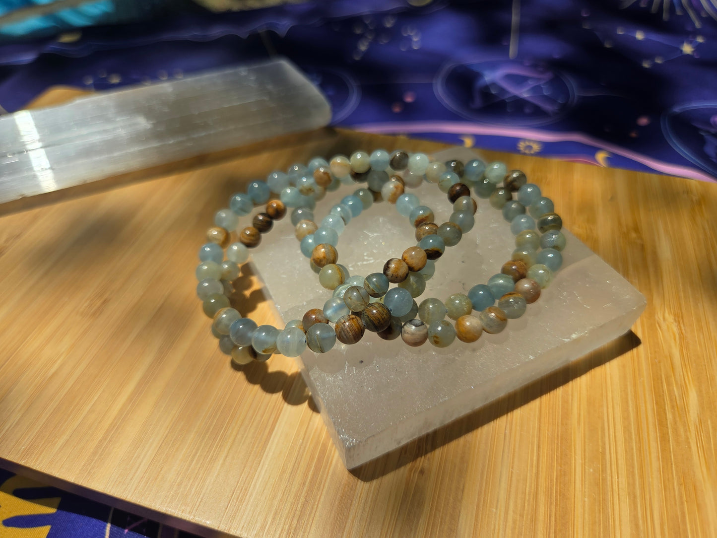 Blue Onyx Bracelets
