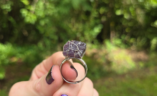 Raw Amethyst Ring 💍
