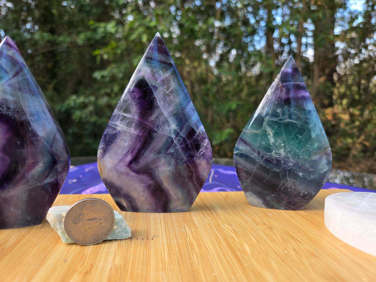 Rainbow 🌈 Flourite Ornament