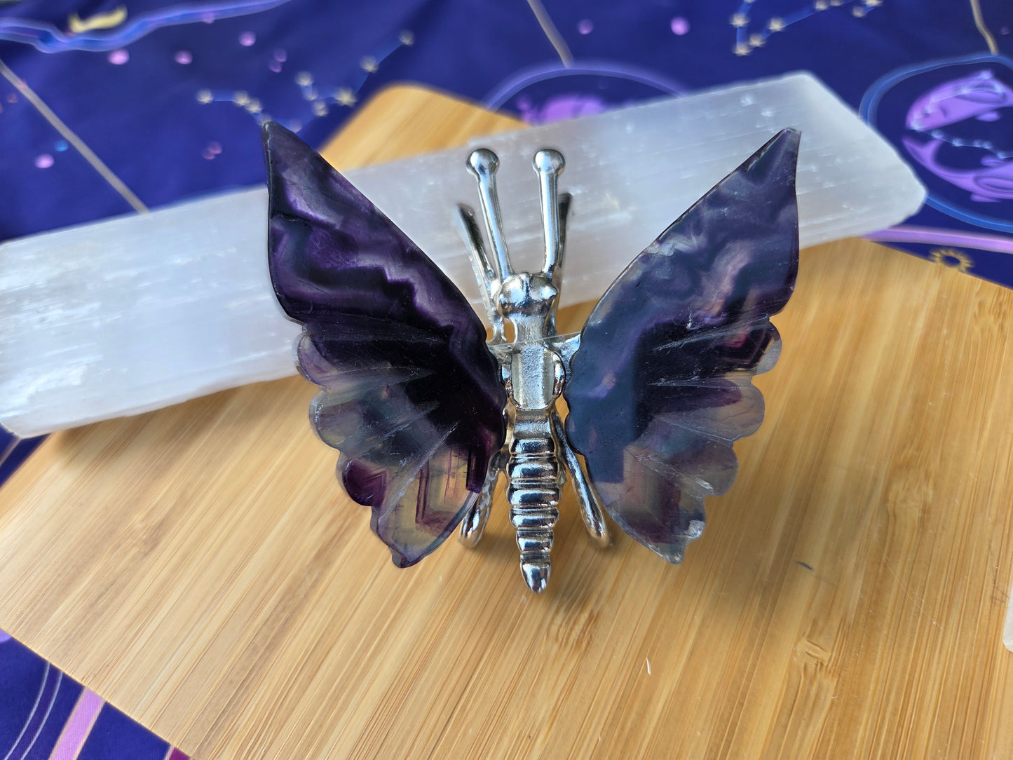 Rainbow 🌈 Flourite Butterfly 🦋