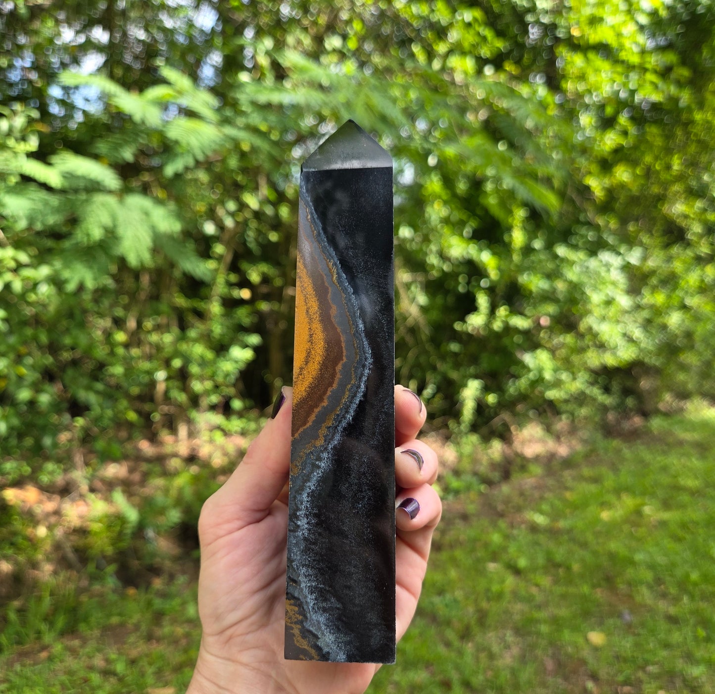 Blue Tigers Eye Tower