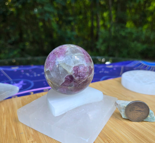 Pink Tourmaline Sphere