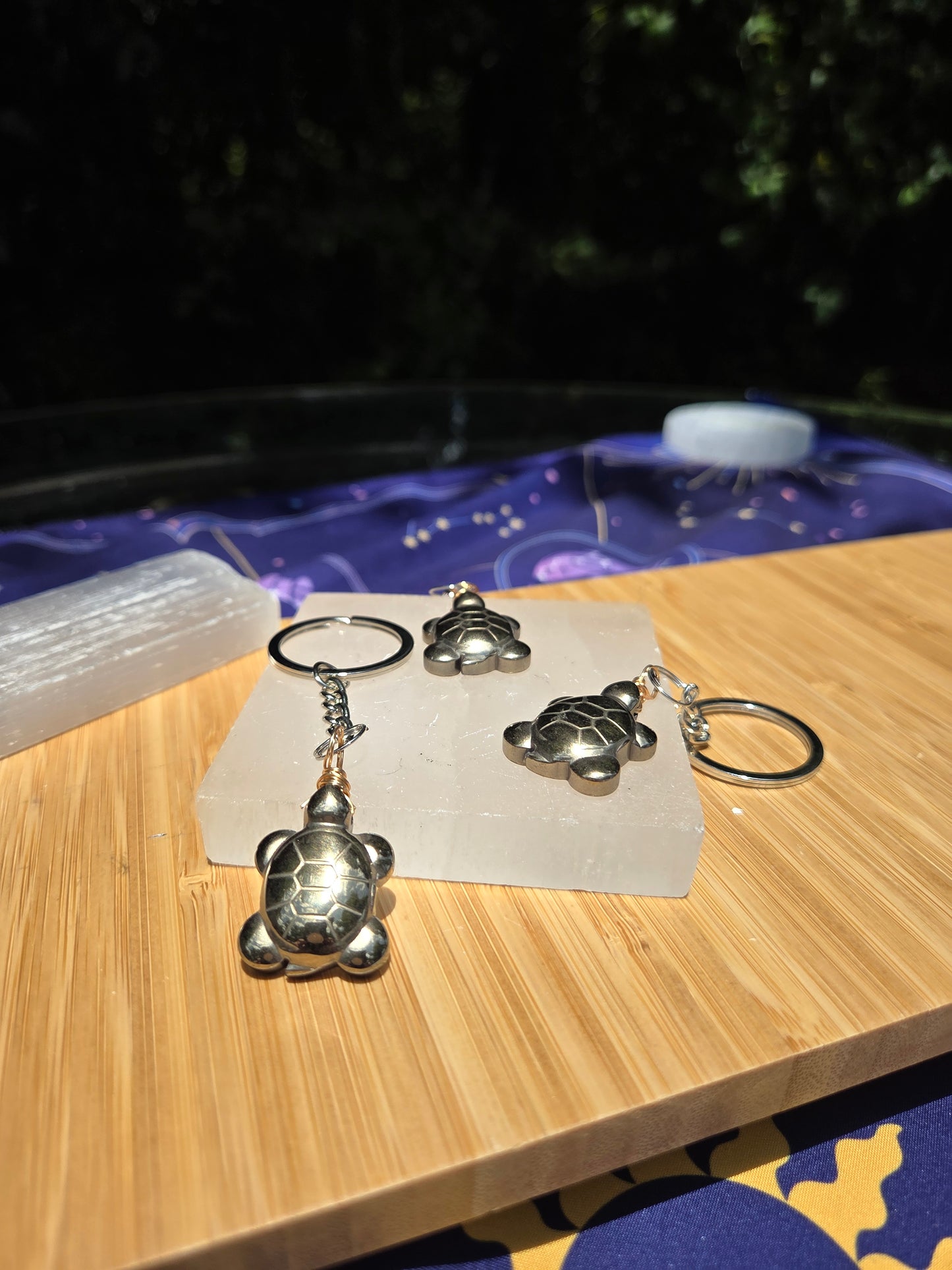 Pyrite Turtle 🐢 Keychains