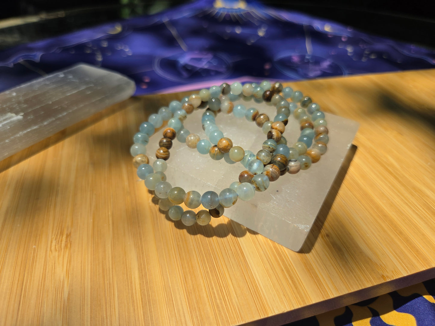 Blue Onyx Bracelets