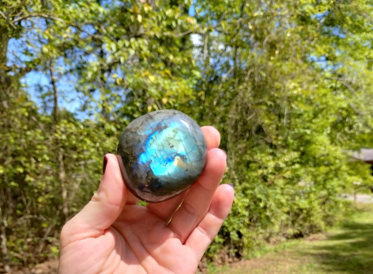 Labradorite Palm Stones