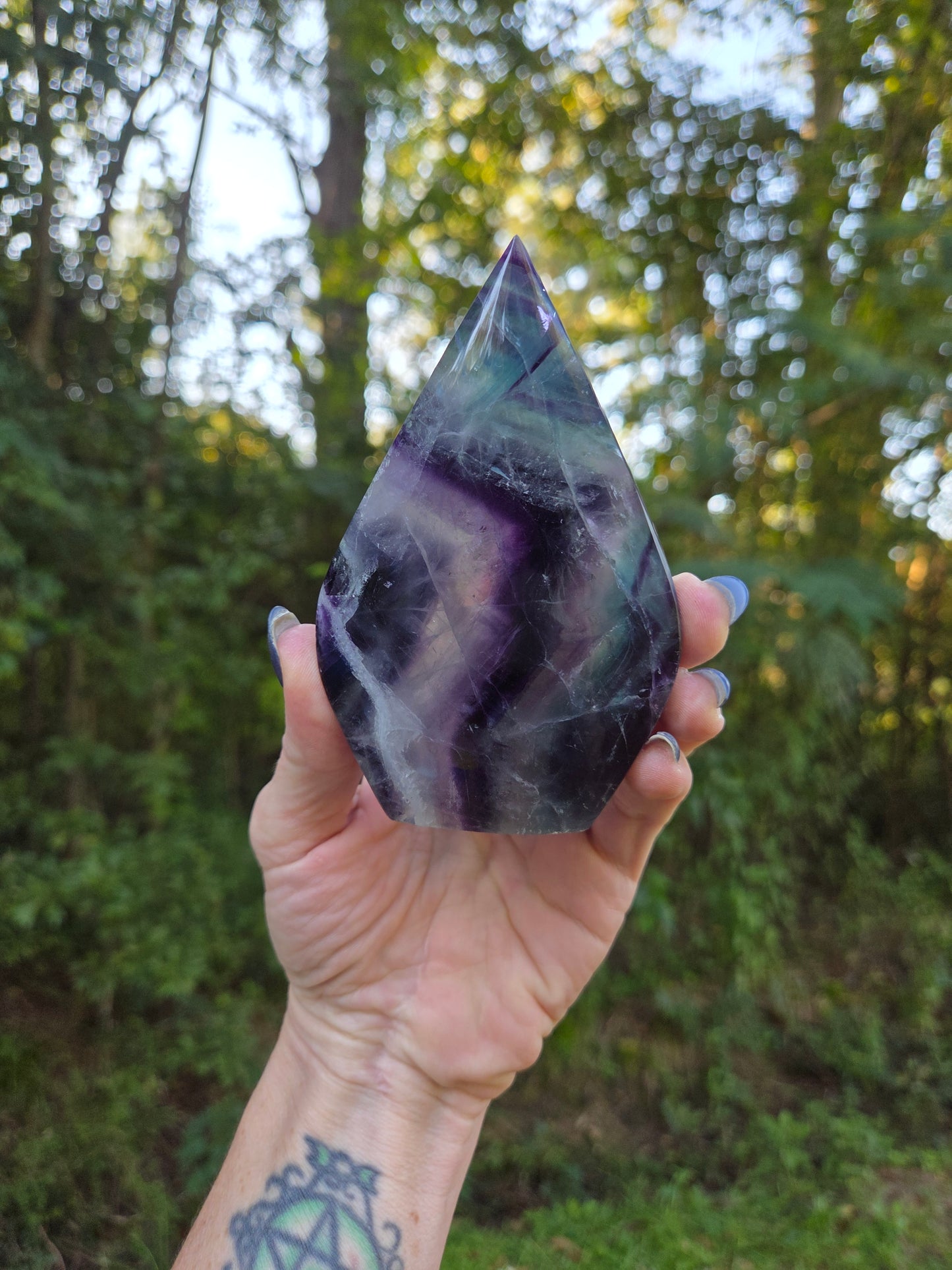 Rainbow 🌈 Flourite Ornament