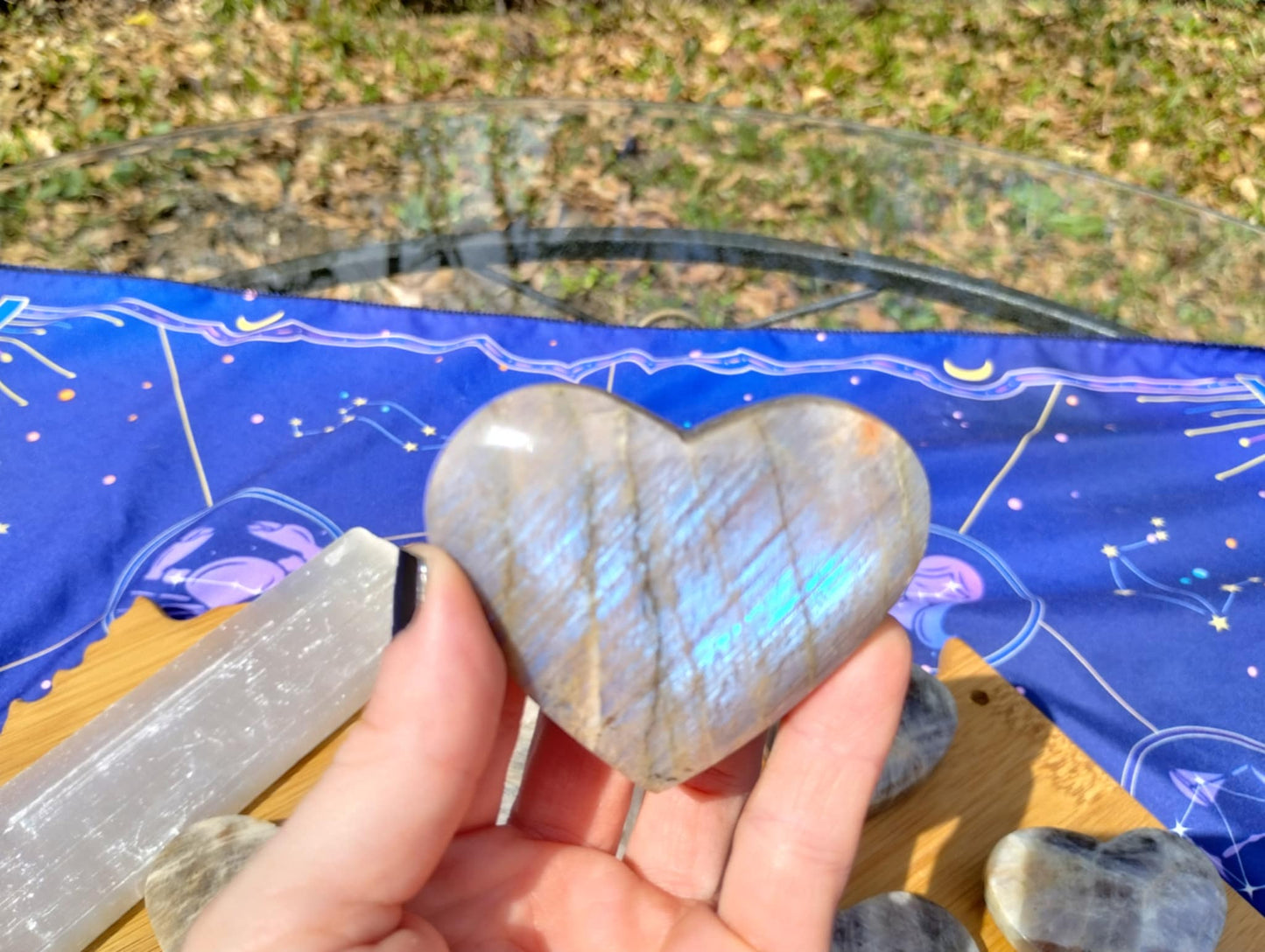 Blue Moonstone 🌙 Heart