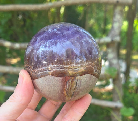 Amethyst Agate Sphere 💜
