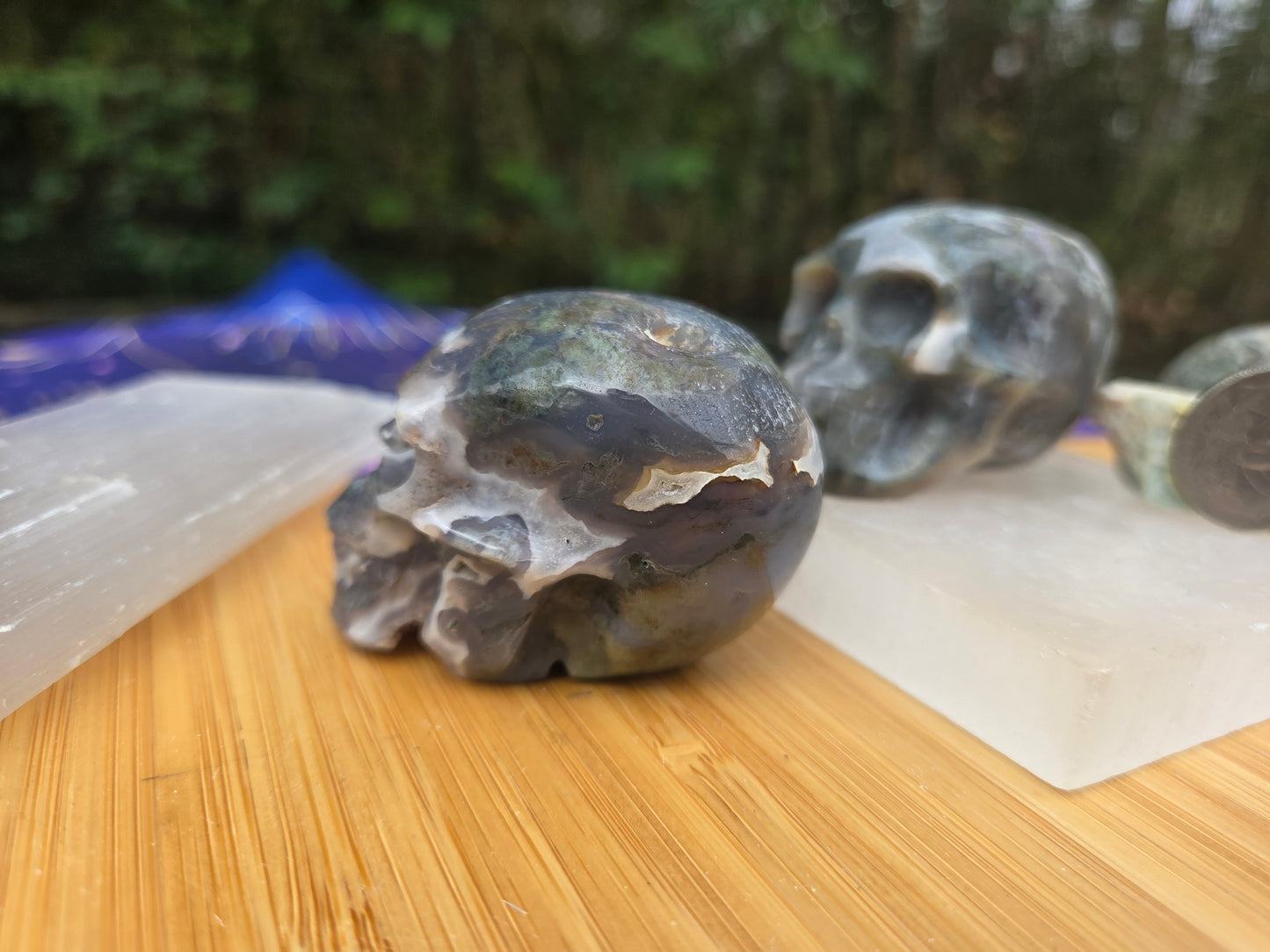 Moss Agate Skulls 💀
