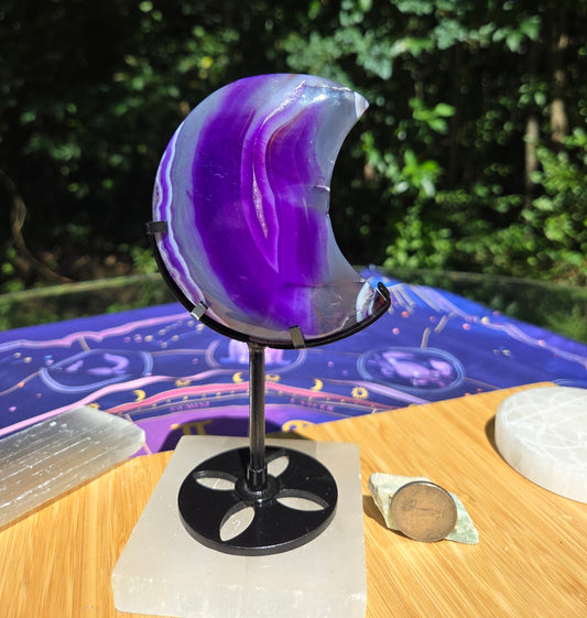 Purple Sardonyx Moon