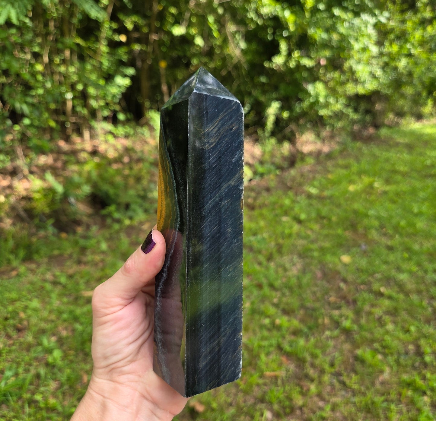 Blue Tigers Eye Tower