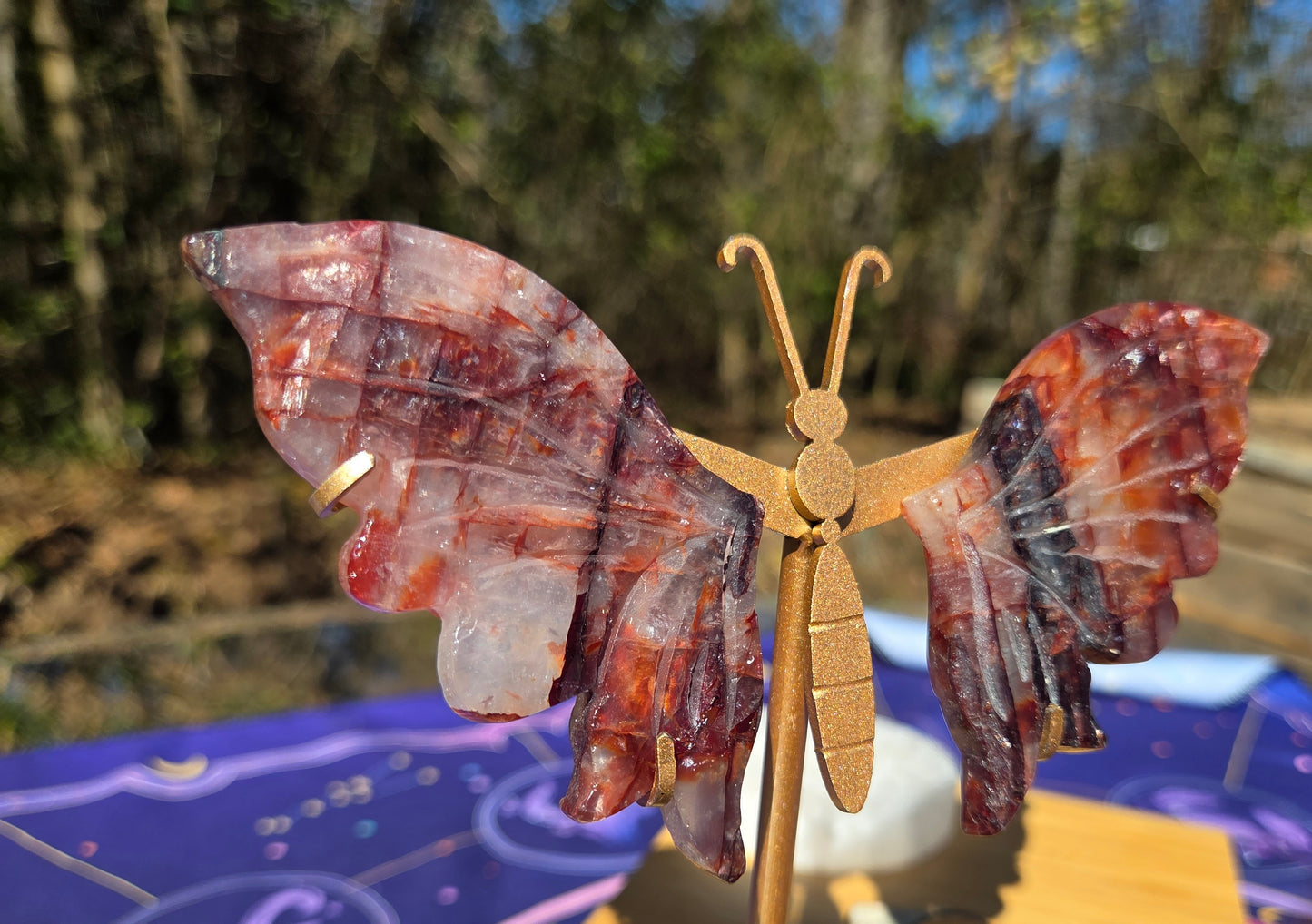 Fire 🔥 Quartz Butterfly Wings